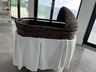 Restoration hardware baby moses basket sales