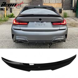 Fits 2021-2027 BMW G20 3 Series 330i 330e G80 M3 PSM Style Trunk Spoiler Gloss Black