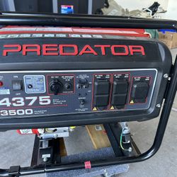 Brand New Predator 4375W Generator – $375 (Like New)