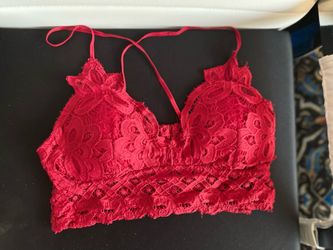 Red bralette