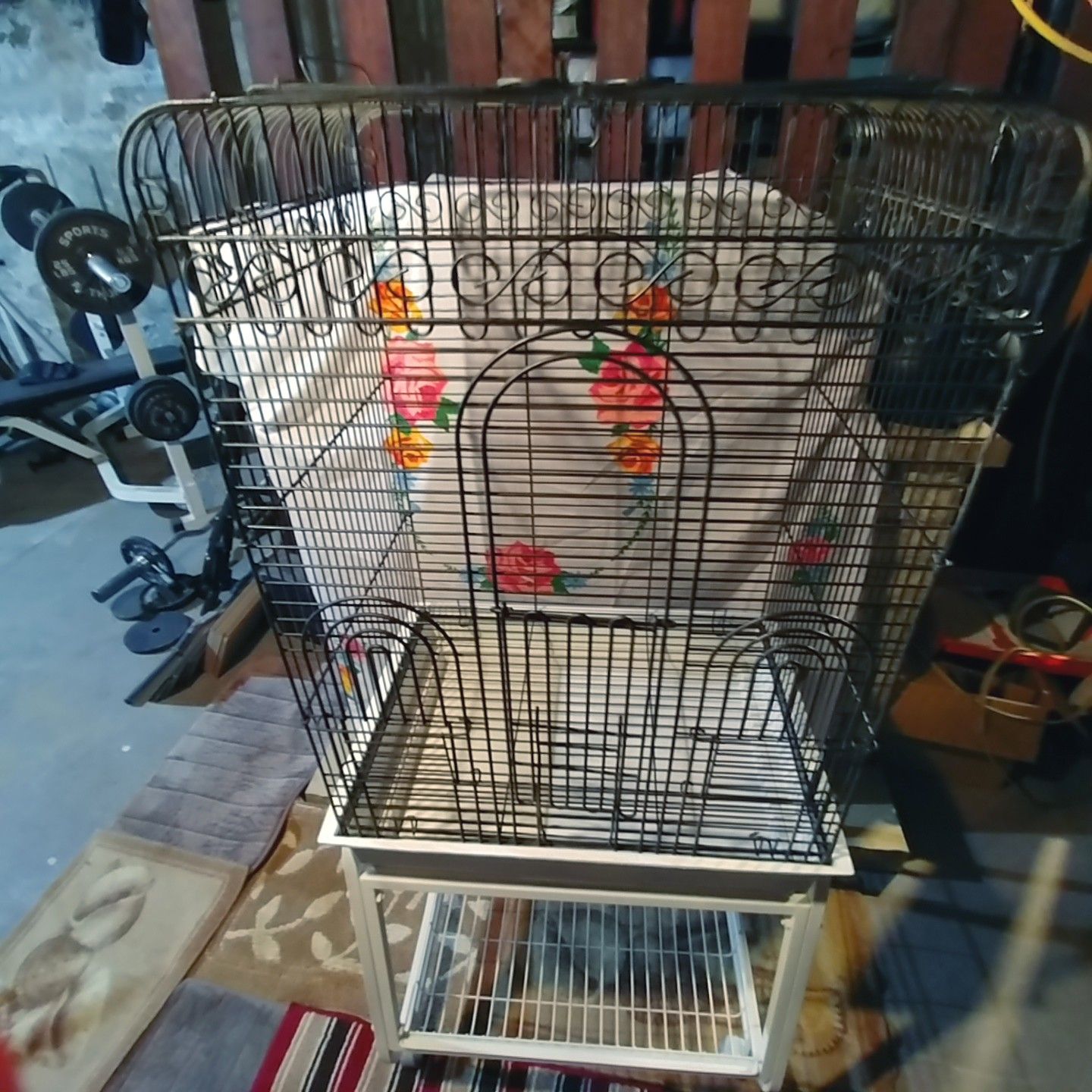 Large Birdcage with Stand