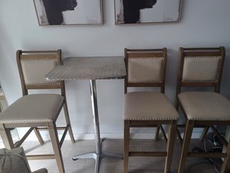 3 piece barstool set for sale