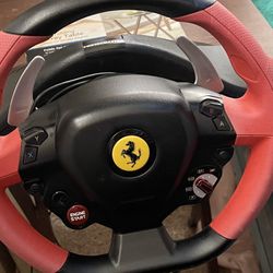 Xbox One Games And Steering Wheel/pedals