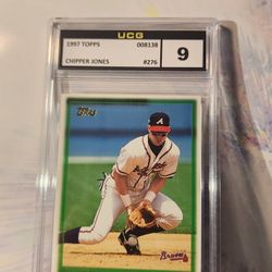 1997 Topps #276 Chipper Jones UCG 9 MINT HOF
