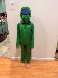 Among Us Green Crewmate Kids Costume