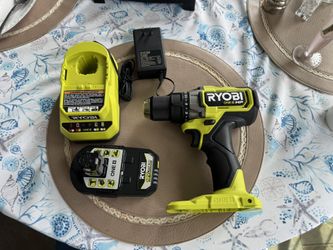 Ryobi One+ HP 18V BRUSHLESS Cordless Compact Drill Driver with Charger and Battery 2Ah Lithium HP