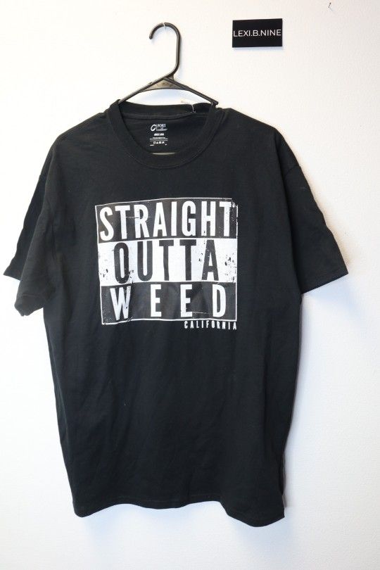 Straight Outa Weed Mens New Teeshirt For SALE