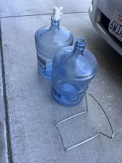 Water Jugs And Stand 