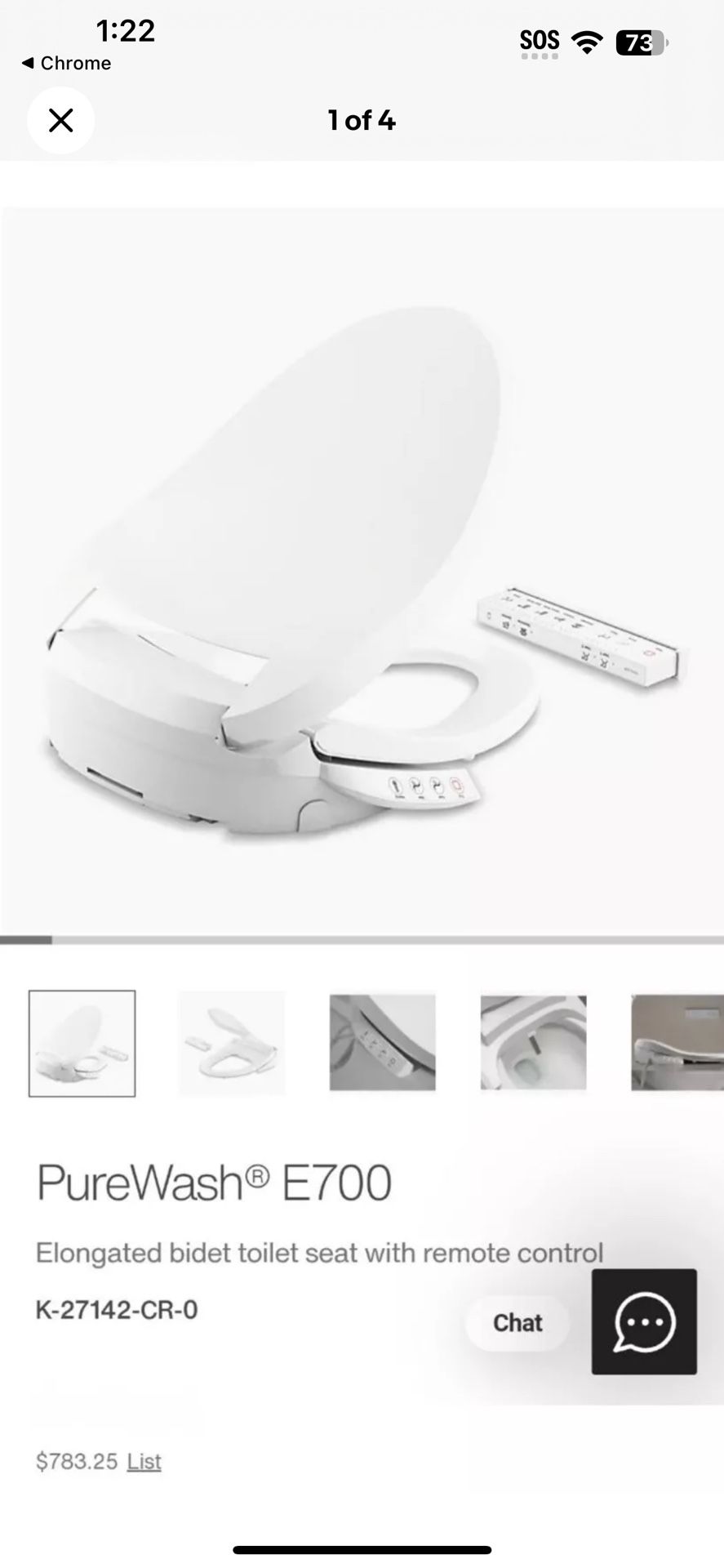 Kohler Cleansing Bidet Seat