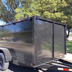 8x12x4 Smooth Dump Trailer 