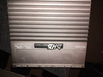 DHD Power cruiser two channel 375 rms