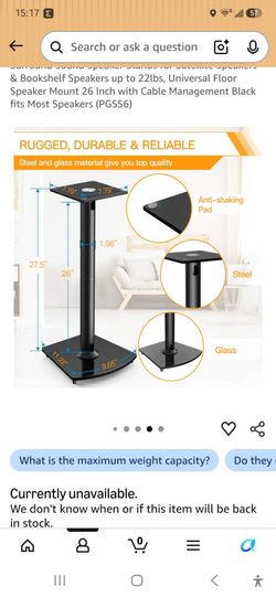 Speaker stands