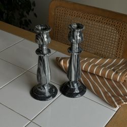 Marble Candle Holders 