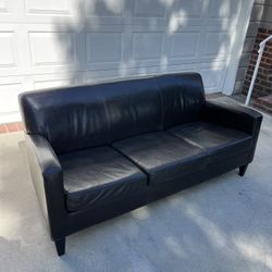 IKEA Leather Sofa