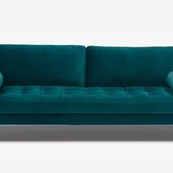 2 Teal Couches