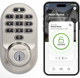 Kwikset Halo Keypad Smart Lock WiFi Enabled in Satin Nickel