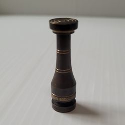Rook Piece Brass Chess Set Mid 20th Century Hans Teppich, Israel - Bronze
