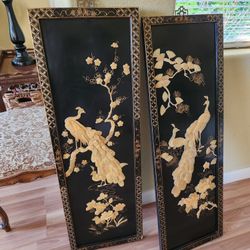 Chinoiseric Asian Panels 