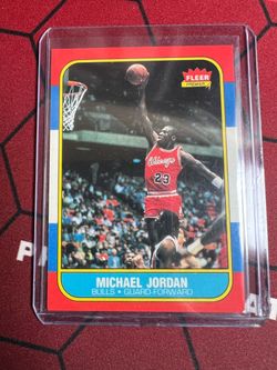 1986 Fleer Michael Jordan #57 Rookie RC