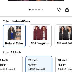 32 In Frontal Brand New Human Hair 