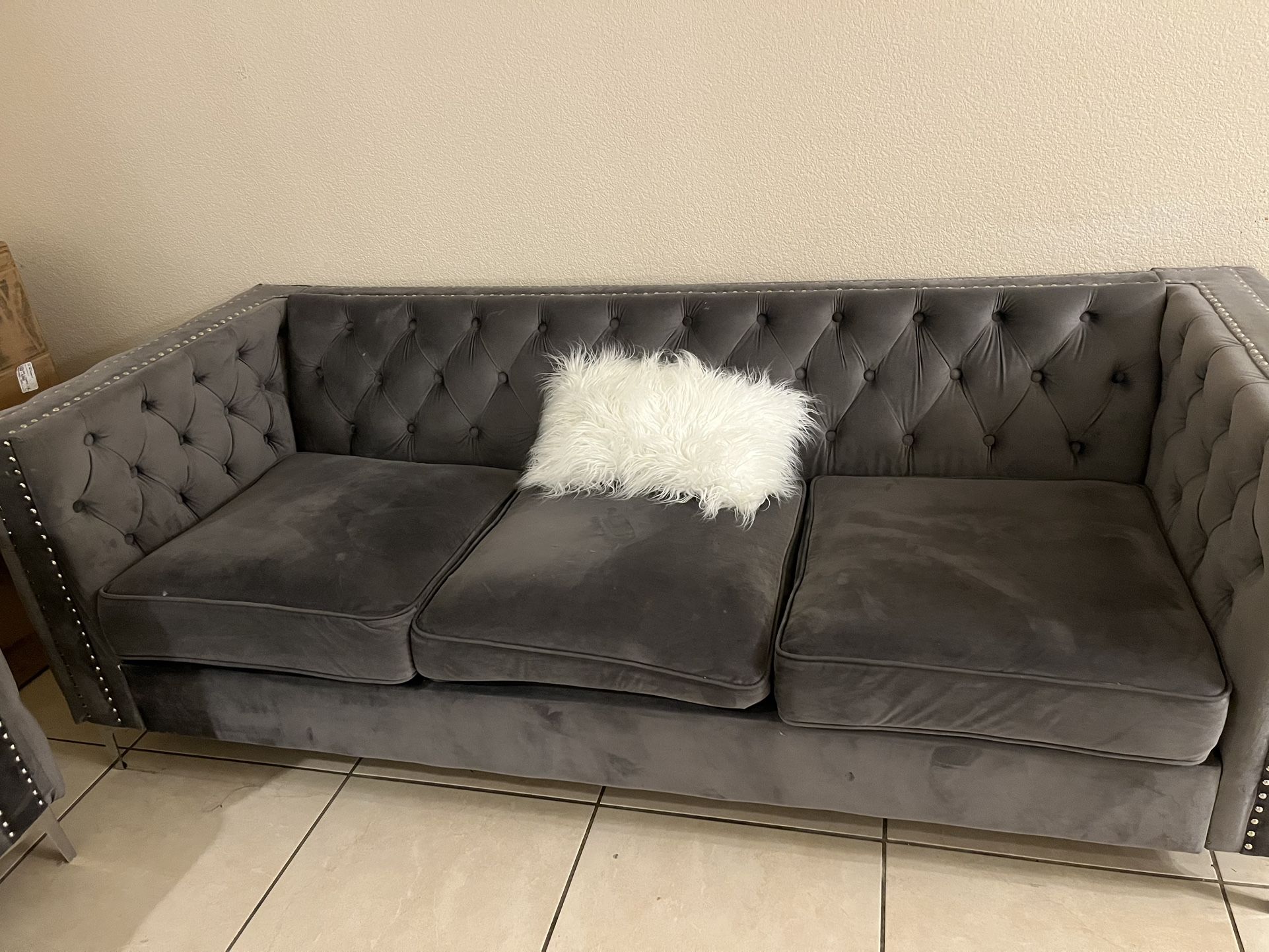 Grey Sectional Couch