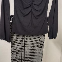 Giorgio Armani Blouse And Skirt Set