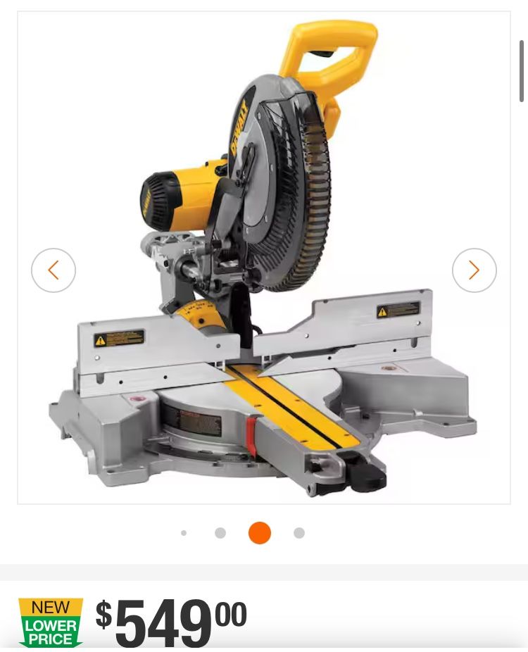 15 Amp 12 Inch DEWALT Chop Mitre Saw