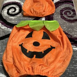 Baby Pumpkin Halloween Costume 