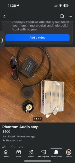 Phantom audio amp