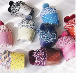 Warm & Cozy Cupcake Socks, Sleeping, Bed Socks, Perfect Gift with a Box / Valentine Day, Mother's Day Party Favors Wedding