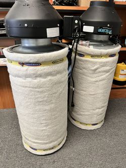 6’’ Hurricane Fan With Can Filter