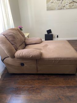 Two chaise lounge couches