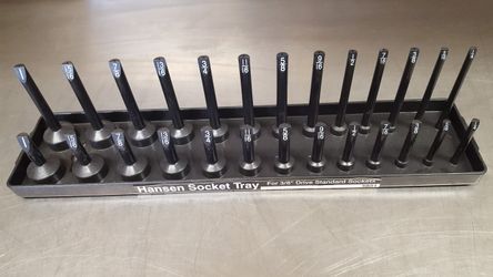 3/8 inch Drive Socket Set tray. Brand new