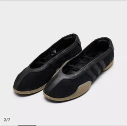 Adidas Black Ballet Flat Shoes size 7