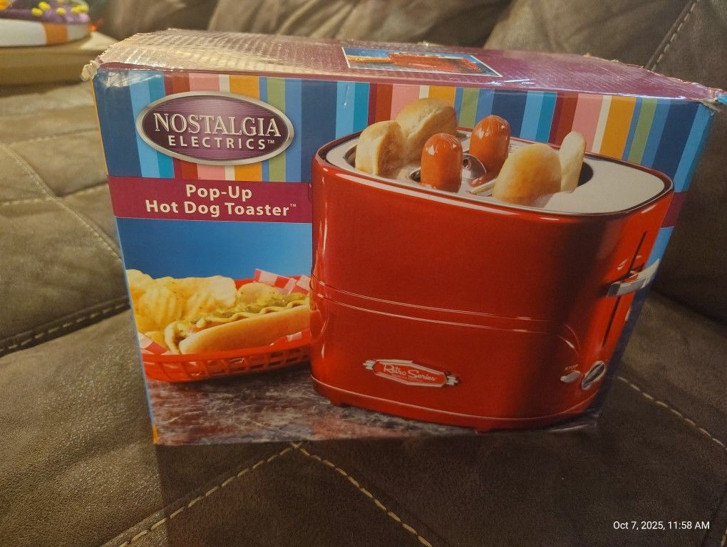 Nostalgia Pop Up Hot Dog Toaster Retro Series