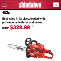 SHINDAIWA CHAINSAW 18” 