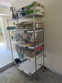 Like New Metal Shelving