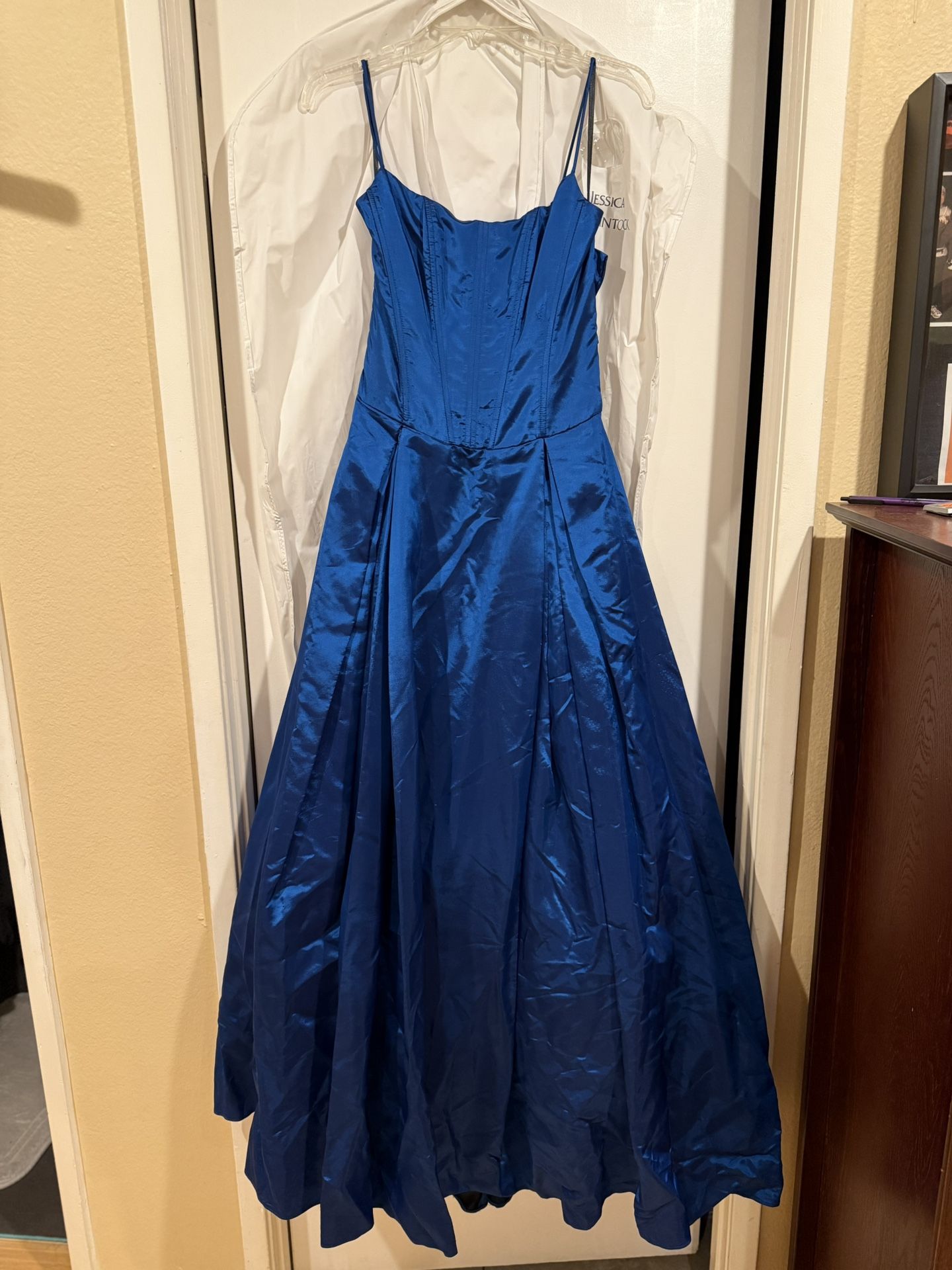 Blue Princess Prom Dress