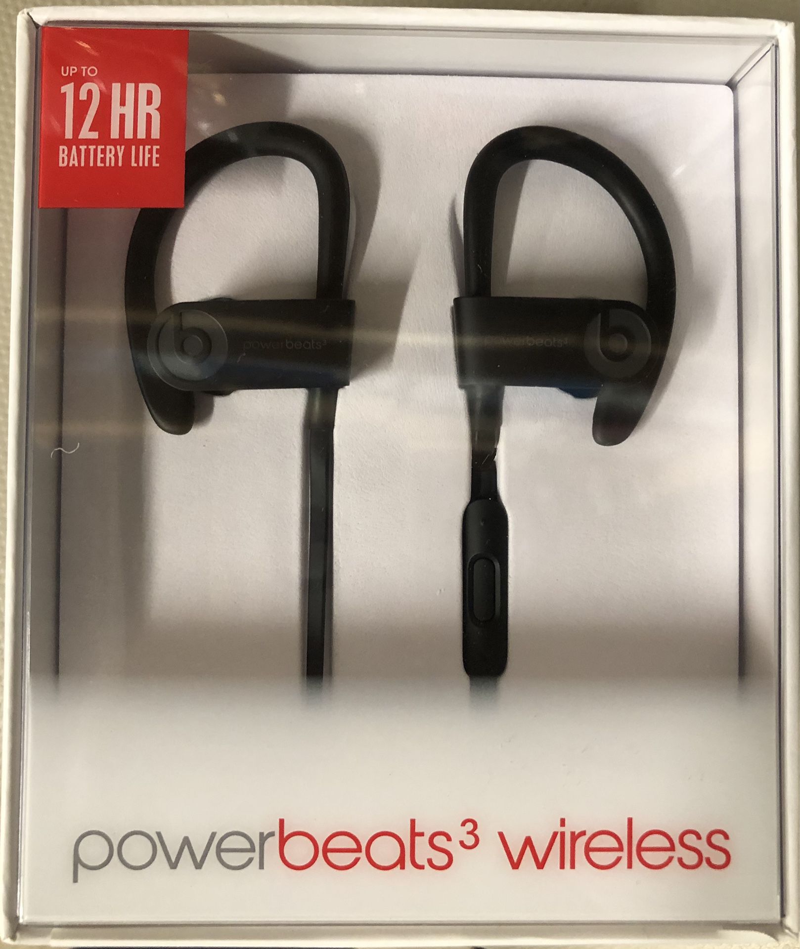 Powerbeats 3 wireless brand new sealed box (black)