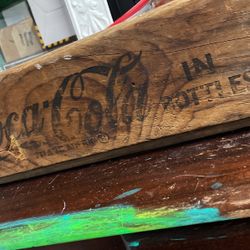 VINTAGE COCA COLA Wooden Crate