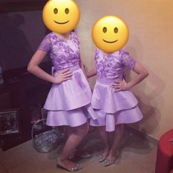 2 Purple Dresses 