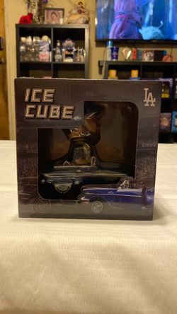 Ice Cube LA Dodgers Bobblehead in Car Trade