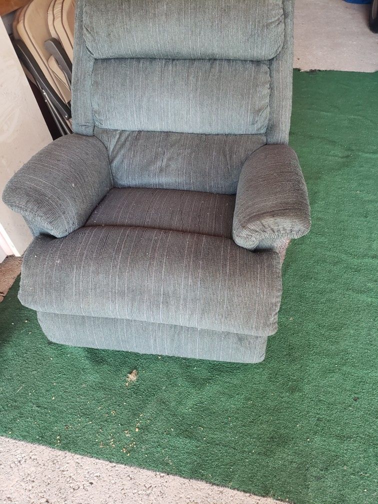 Hunter Green Rocking Recliner