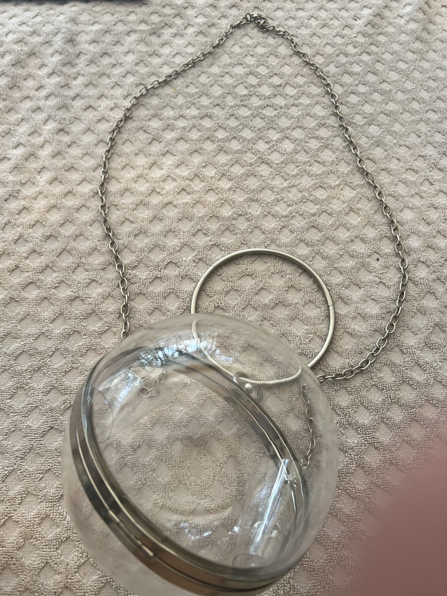 Clear Round Plastic Purse