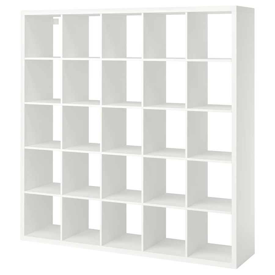 IKEA Kallax 5 x 5 White Cube Shelving Unit - Assembled - $149 Or Best Offer 