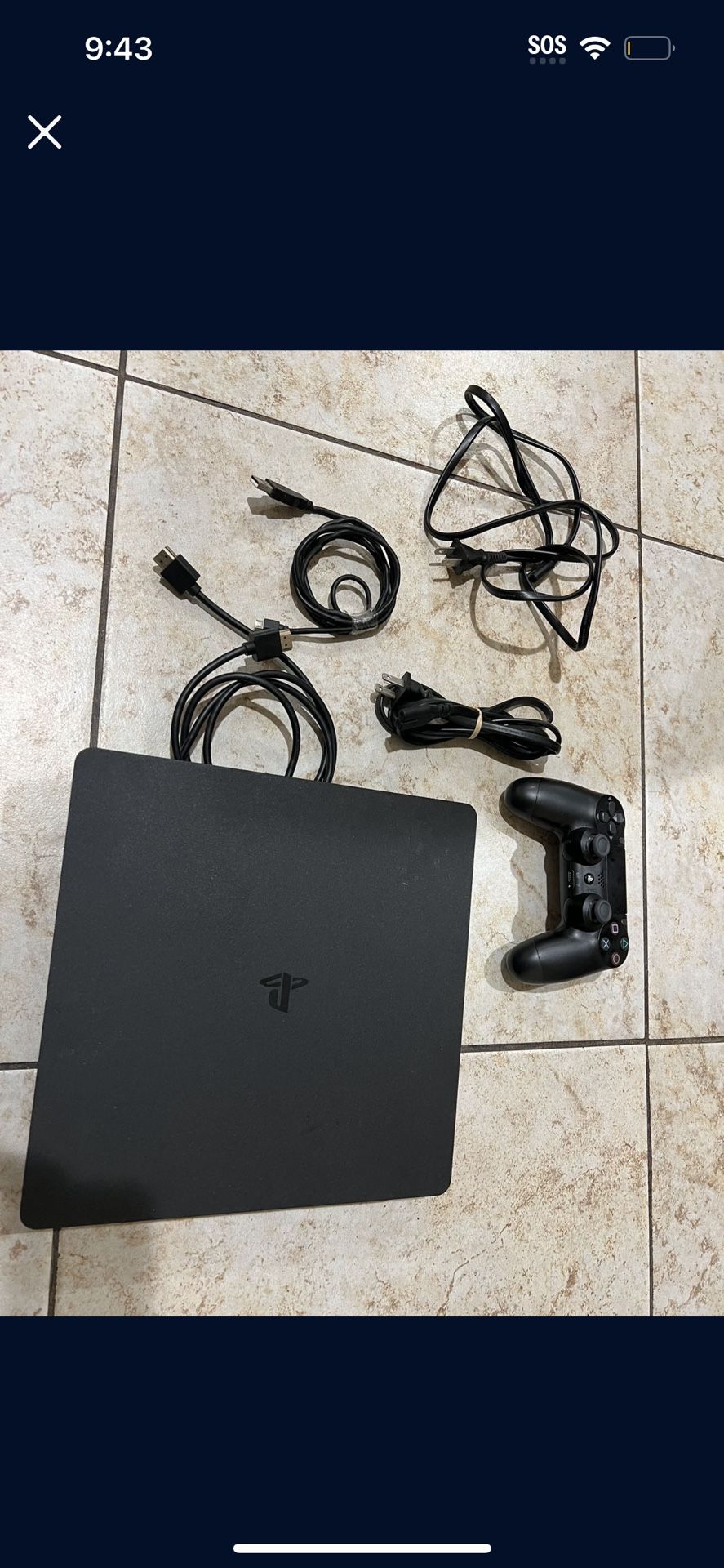 PS4 Works Perfect No Cables No Controller Only Console 