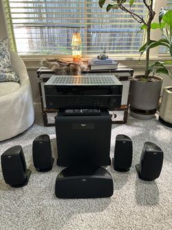 Klipsch 5.1 Surround Sound System + Yamaha Receiver – Complete Home Theater Setup
