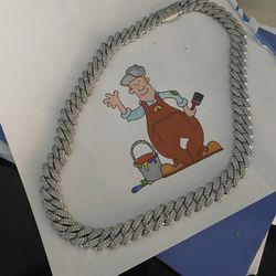 Moissanite  Necklace 20”