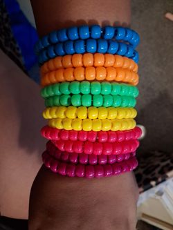 2 pair handmade bracelets
