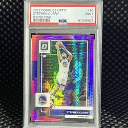 🏀 22-23 Steph Curry PINK Hyper PSA 9! 🏀